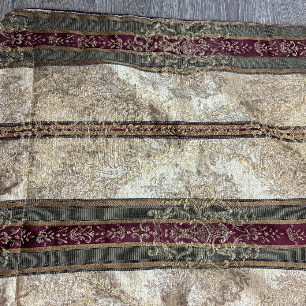 Croscill Standard Pillow Sharm Luxury Burgundy Green
